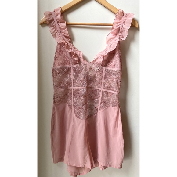 La Perla Elements Georgette Embroidery Romper - Picture 3 of 7